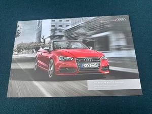 Audi A3 & S3 Cabriolet Brochure 2016, UK issue, dated Jan 2016 - Picture 1 of 1