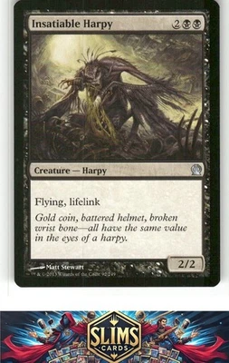 Magic the Gathering MTG Theros Insatiable Harpy #92 Buy 2 Get 1 - Image 1 of 2