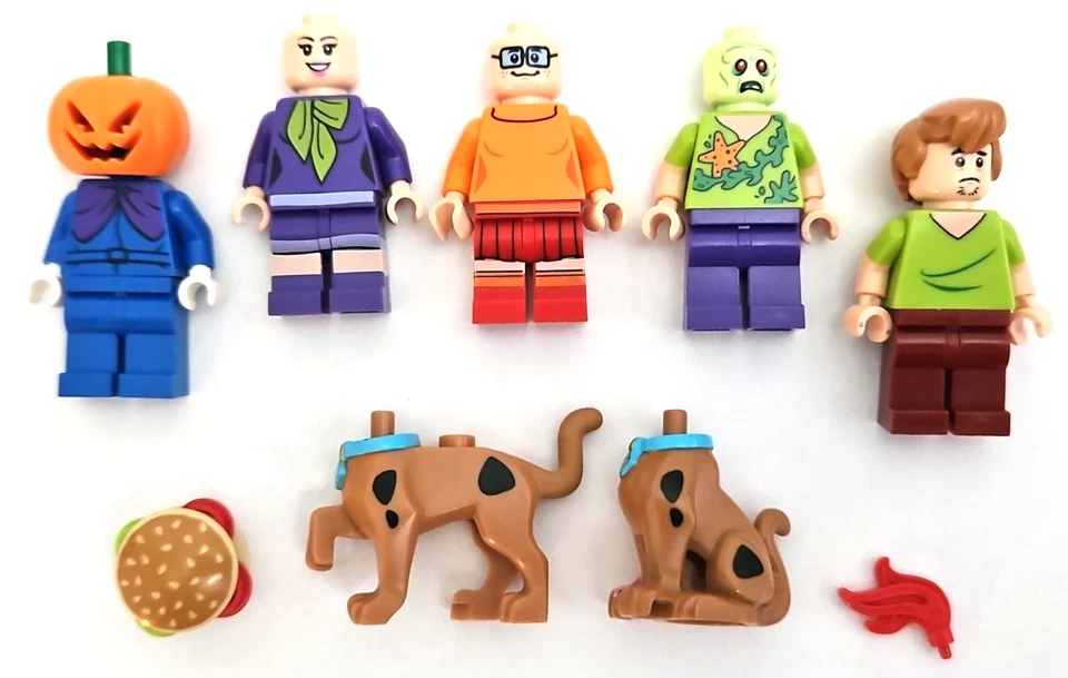Lote de piezas y accesorios de minifiguras Lego Scooby Doo - 7 figuras incompletas Foto 1 de 4