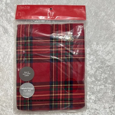 GAP KIDS 2 Piezas Rojo Cuadros Algodón Pijama Vacaciones LJ Navidad Pijama NUEVO $39.95 Foto 1 de 4
