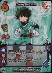 Universus-My Hero Academia - "Izuku Midoriya" (Foil) Set MHA01 SE 55/180 - Picture 1 of 1