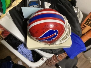 Andre Reed Signed Buffalo Bills TB Mini Helmet Bosley COA inscription 7x Pro bow - Bild 1 von 13