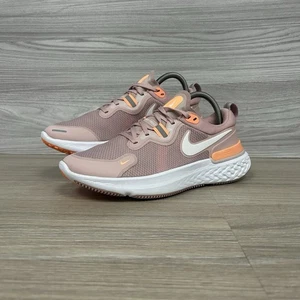Scarpe da ginnastica Nike React Miler taglia 6 rosa bianche sneakers palestra casual corsa - Foto 1 di 16