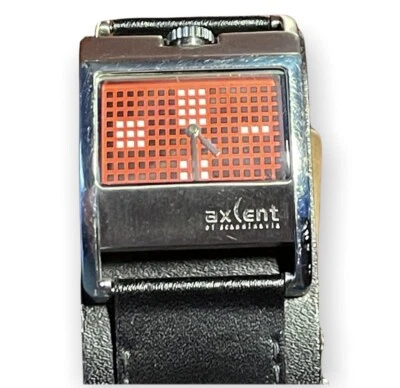 Relógio feminino Axcent Scandinavia X13042-268 vermelho e branco - Imagem 1 de 4