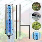 Rain Gauge Outdoor With Metal Stake Adjustable Height For Fence Farm Garden