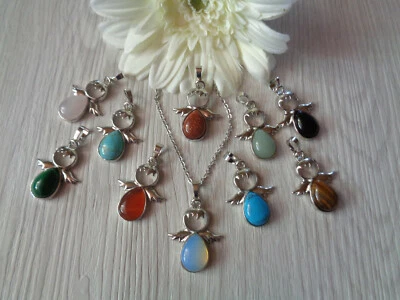 Außergewöhnliche Halsketten mit edlen Engelanhängern 10 Varianten - Bild 1 von 2