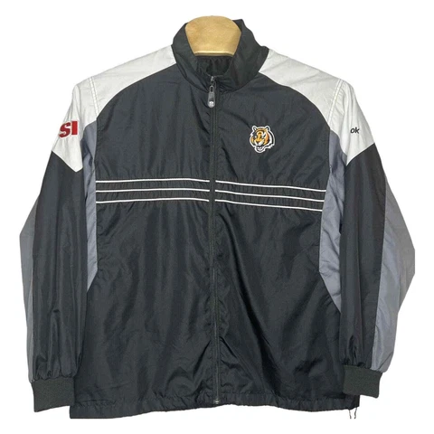 Cincinnati Bengals Windbreaker Size Xlarge Sports Illistrated Full Zip EUC Cover