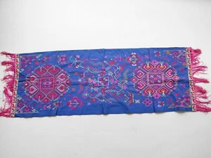 Antique Chinese Hmong Miao Minority Embroidery Headscarf / EP119 - Picture 1 of 11