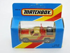 MATCHBOX MACAU 1983 MB58 HOLDEN PICK UP RUFF TREK MINT IN UNOPENED BLUE M BOX - Picture 1 of 5