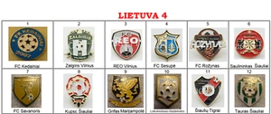 Badge Pin : European football clubs - Lithuania part 4 /UEFA/. - Picture 1 of 4