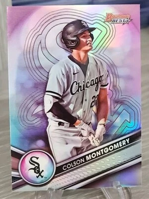 Colson Montgomery 2022 Bowman's Best Refractor #TP-27 Chicago White Sox - Image 1 of 2