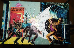 Puzzle uomo sei milioni di dollari 1242 vintage 200 pezzi completo 1975 - Foto 1 di 13