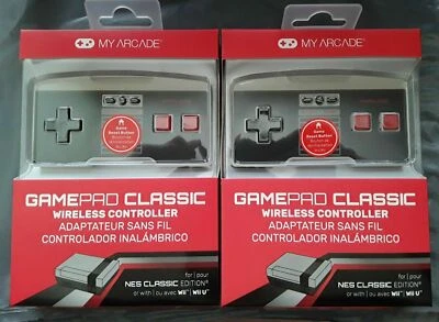 Lot 2 -NEW & SEALED GamePad Classic Wireless Controller for NES Classic Edition  - Image 1 of 4