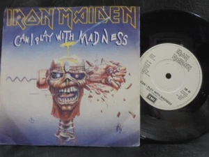 IRON MAIDEN " CAN I PLAY WITH MADNESS " EX+ COND. IN Or. PIC SL. - Foto 1 di 2