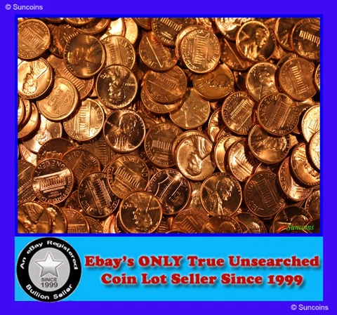 ABSOLUTELY THE BEST UNSEARCHED BU RED LINCOLN CENT DEAL ON EBAY!  Free Shipping Cover