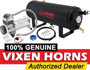 1.5 GAL AIR TANK/200 PSI COMPRESSOR ONBOARD SYSTEM KIT F/ TRAIN HORN 12V VXO8315 - Foto 1 di 9