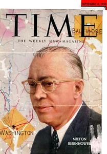 Milton S. Eisenhower Autographed Time Cover - Picture 1 of 2