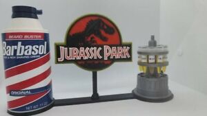 Jurassic Park Barbasol can cryo prop replica w/ real vials!