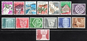 1973-80 Switzerland SC# 559-578 - Villagas - 14 Different - Used - Picture 1 of 2
