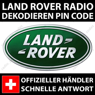 LAND ROVER RADIO DEKODIEREN PIN CODE DEFENDER DISCOVERY FREELANDER - Bild 1 von 4