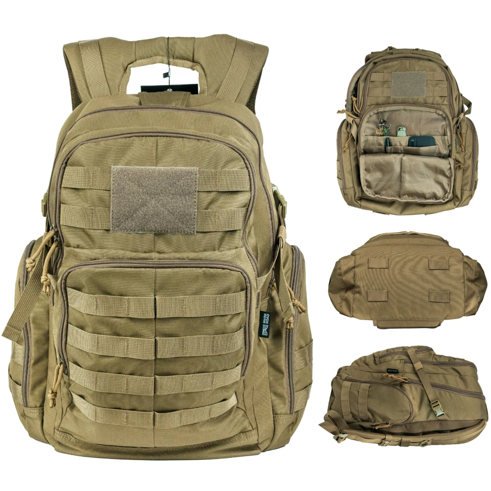 Mochila táctica RIVER ROAD Huntex 40L para caza senderismo y viajes - Unisex Foto 1 de 1