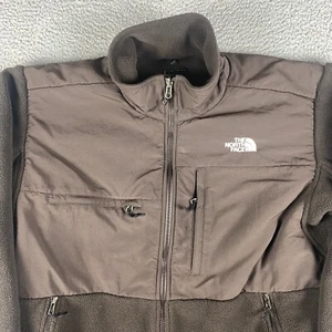 The North Face Denali Jacket Mens XL Brown Recycled Polartec Fleece Hybrid Hike - Picture 1 of 10