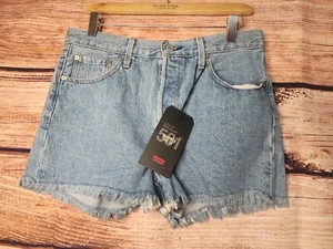 Levi's premium Women's 501 Original High-Rise Jean Shorts #1597 - Picture 1 of 6