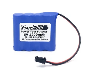 Sistema de alarma para el hogar GC87C Teléfono BA225030 FUB 9NM 1200mAH LiFePO4 6V Batería Li-Fe - Imagen 1 de 10