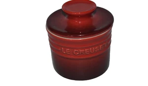 Red Le Creuset Butter Bell perfect condition Cerise Ombre - Picture 1 of 3