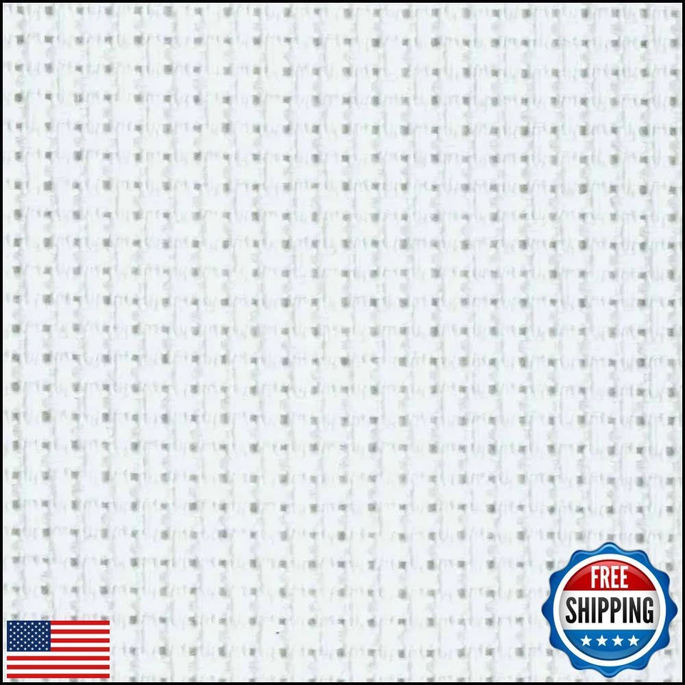 DMC Classic Reserve Gold Label Aida Fabric Box - 14 Count - 15"X18" (White) - Image 1 of 1