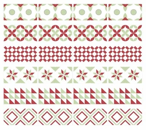 Tile Stickers Waterproof Border Metro Mosaic Pack Of 24, 200mm x 100mm BT21 - Picture 1 of 20
