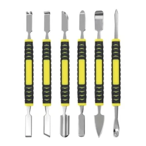 Reliable Metal Crowbar Kit 6-Piece Set Small Metal Spudger Excellent For Opening - Zdjęcie 1 z 8