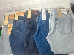 Scotch & Soda Jean The Dean Loose Tapered Fit Denim Jeans Mens - Picture 1 of 59