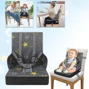 Kinderstuhlkissen Sitzerhöhung Stuhl Tragbare Boostersitz Kindersitz Sitzkissen - Bild 1 von 12
