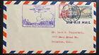 1929 Mexico City Mexico First Flight Airmail Cover Ffc To Matamoros