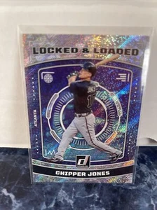 2023 Panini Donruss Chipper Jones gesperrt & geladen Entrückung #LL3 - mutig - Bild 1 von 2