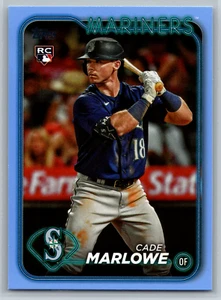 Cade Marlowe 2024 Topps Series 1 Father's Day Powder Blue Rookie Card /50 #286 - Picture 1 of 2
