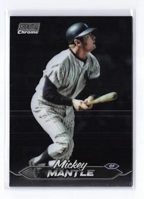 2024 Topps Stadium Club - Mickey Mantle #136 Chrome Yankees - Image 1 of 2