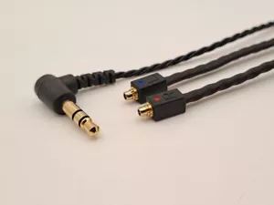 Silver Audio Cable For Onkyo IE-FC300 IE-HF300 IE-CTI300 Panasonic RP-HDE10E - Picture 1 of 9