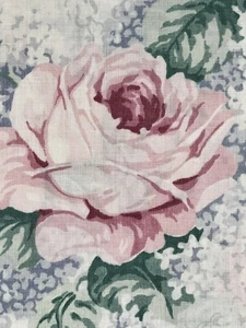 Vintage Lady Pepperell Standard Floral Pillowcases Set Of 2 Pink Cabbage Roses - Picture 1 of 10