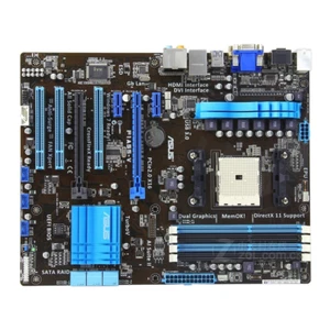ASUS F1A55-V Motherboard Socket FM1 AMD A55 DDR3 ATX - Picture 1 of 4