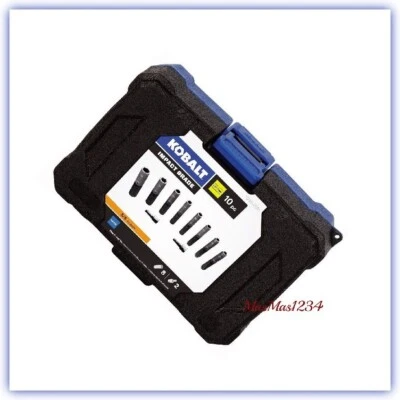 Kobalt 10 Pc. 3/8" Drive 6-Point Deep Impact Socket Set Metric 864581 Fast Ship - Image 1 of 4