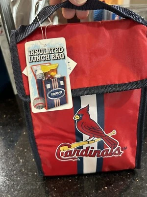Bolsa de almuerzo aislada con logotipo de los Cardenales de San Luis MLB béisbol. Nuevo con etiquetas Foto 1 de 4