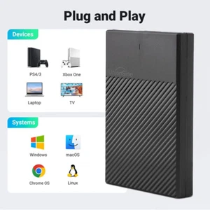 1/3/5 x 2.5" SATA SSD External Enclosure Hard Drive HDD USB 3.0 Hard Drive Enclosure - Picture 1 of 12
