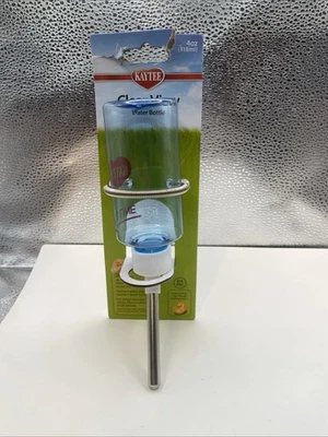 Botella de agua para animales pequeños Kaytee Clear View 4 oz. Foto 1 de 2