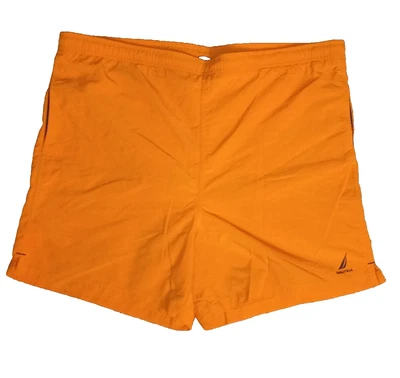 Bañador Nautica Vintage Años 90 Para Hombre Talla M Naranja Board Shorts Foto 1 de 4