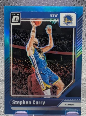 2024-25 Donruss Optic Basketball Stephen Curry Blue 185/225 Color Match - Image 1 of 3