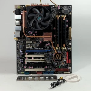 ASUS P5K Premium LGA775 Motherboard Intel Core 2 Duo E8600 3.33GHz 2GB OCZ DDR2 - Picture 1 of 15