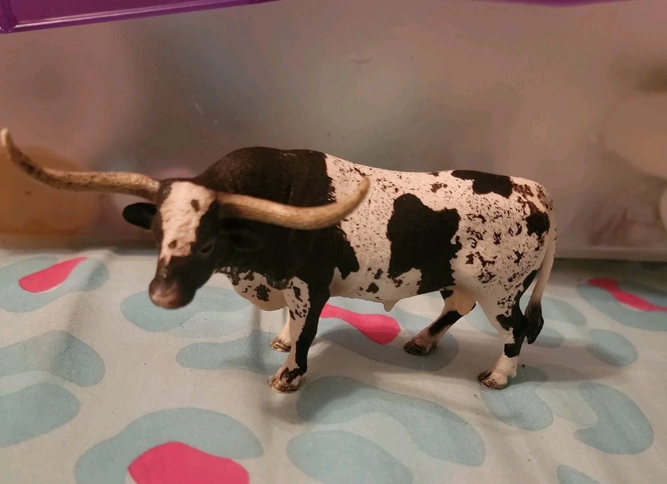 Figura de goma dura Schleich Long Horn Bull 73527 Foto 1 de 4