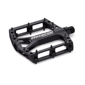 Reverse Black One MTB Mountain Bike Platform Pedals CrMo Black/Black - Picture 1 of 1